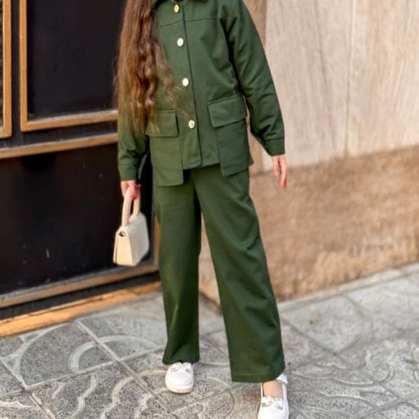 کت و شلوار کتان کجراه ۳۸۰ گرم - تصویر 1