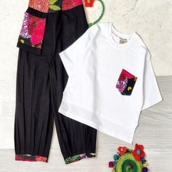 کراپ و شلوار لینن - تصویر 1