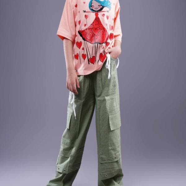 تیشرت و شلوار بگ‌ کارگو - تصویر 1