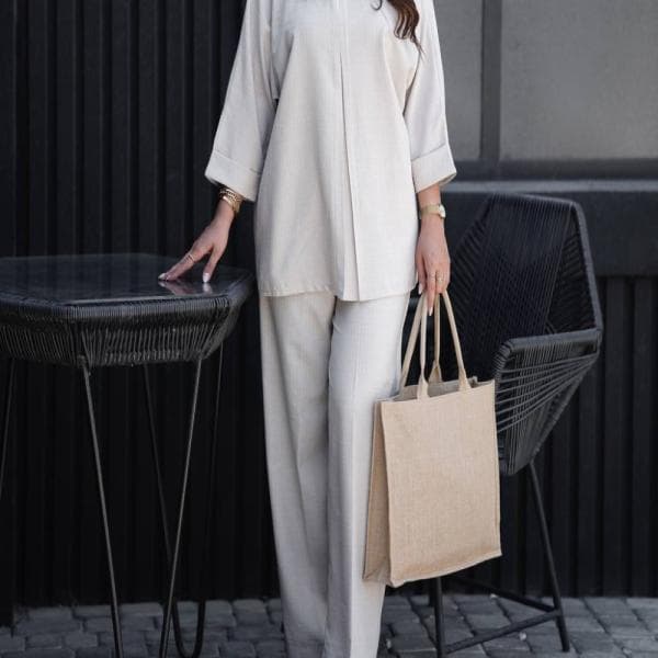 شومیز و شلوار مدل تهمینه - تصویر 1