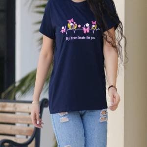 تیشرت یقه گرد قواره دار(باکسی)