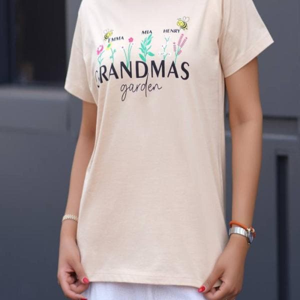 تیشرت یقه گرد قواره دار - تصویر 1