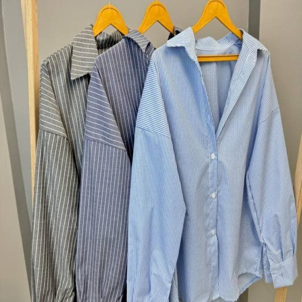 شومیز بیسیک راه راه - تصویر 1