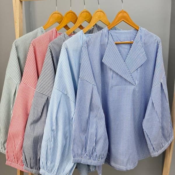 شومیز خنک راه راه - تصویر 1