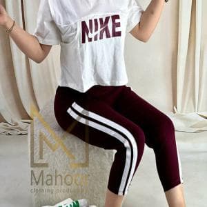 کراپ شلوارک پنبه لاکرا درجه یک