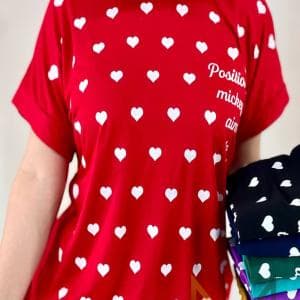 تیشرت ویسکوز صد در صد نگینی