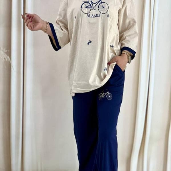 بانگ شلواز تمام گلدوزی درجه یک - تصویر 2