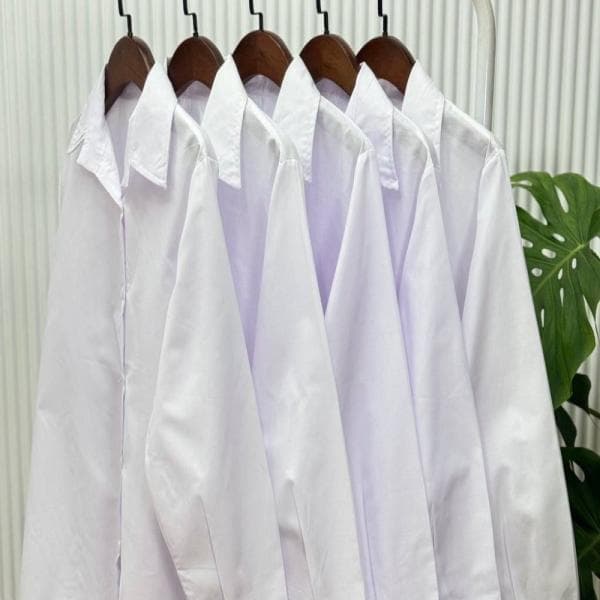 شومیز ساده سفید - تصویر 1