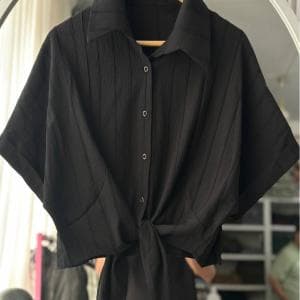 شومیز جلو گره ساده