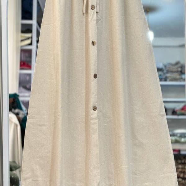 دامن لینن شسته شده - تصویر 1