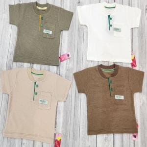 تیشرت یقه قاپک دار کد2293/کد2294/کد2295