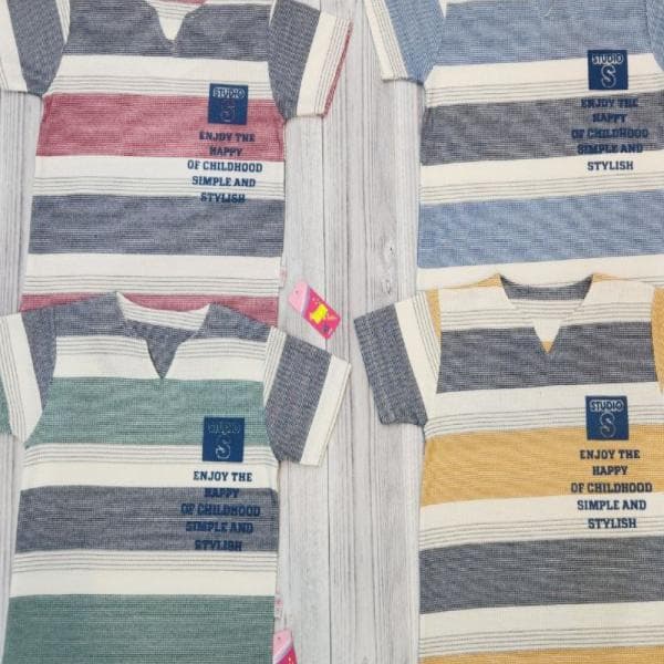 تیشرت بیسکویتی راه پهن کد2317/کد2318 - تصویر 1