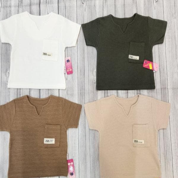 تیشرت یقه کوبایی کد2304/کد2305