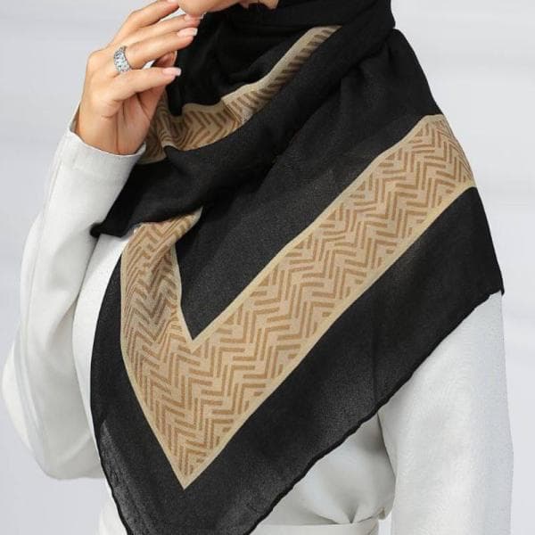 روسری حریر کرپ ایستایی عالی - تصویر 1