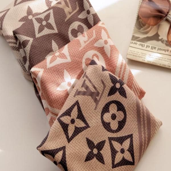 روسری نخی طرح فریماه دوردوخت منگوله دار - تصویر 4