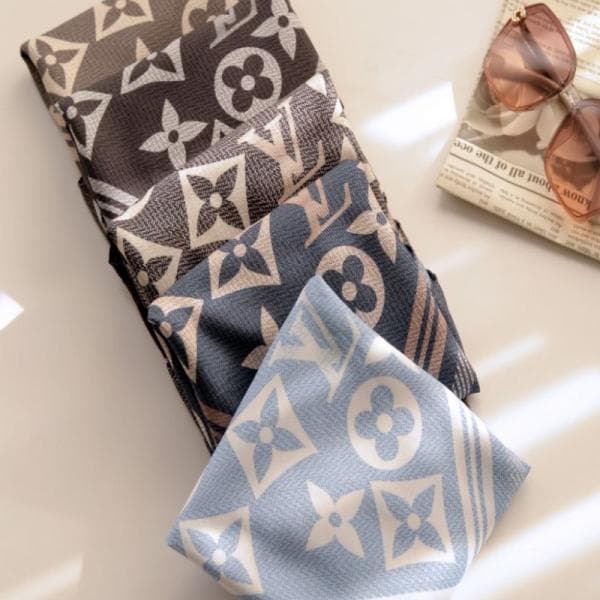 روسری نخی طرح فریماه دوردوخت منگوله دار - تصویر 2