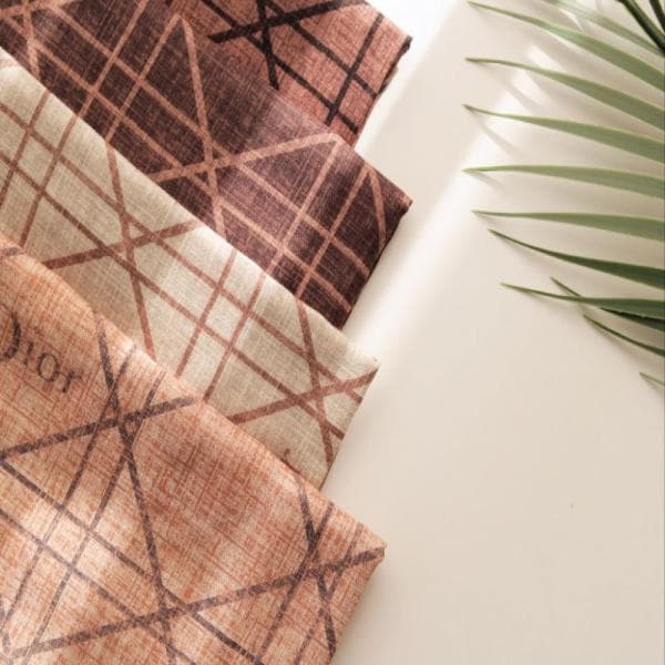 روسری نخی طرح دیور دور دوخت منگوله دار کد20307 - تصویر 5