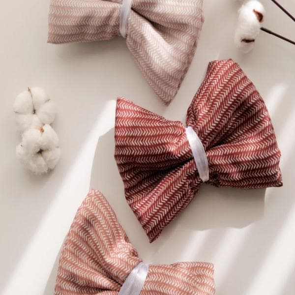 روسری نخی طرح گندم دور دوخت منگوله دار کد 20306 - تصویر 2