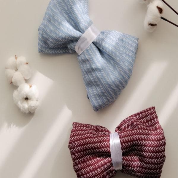 روسری نخی طرح گندم دور دوخت منگوله دار کد 20306 - تصویر 4