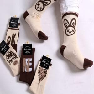 جوراب زنانه ساق بلند فانتزی