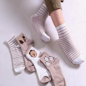 جوراب نیم ساق طرح گربه