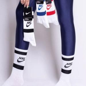 جوراب ساق بلند زنانه طرح نایک