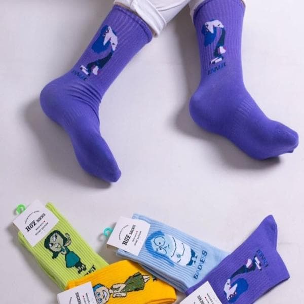 جوراب فانتزی زنانه ساق بلند - تصویر 1