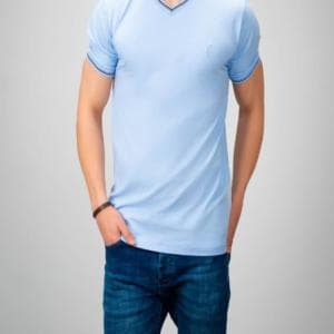تی شرت یقه هفت پنبه