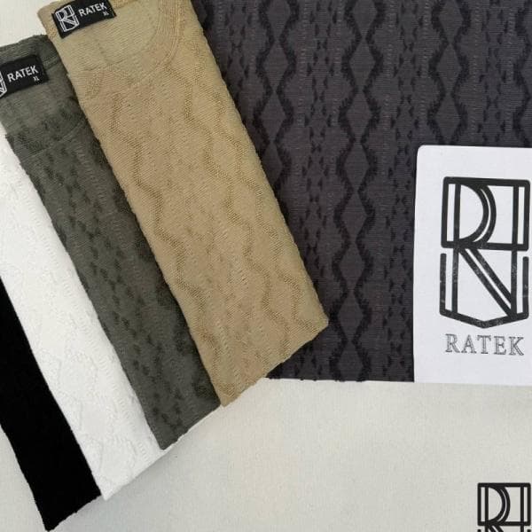 تیشرت پارچه مراکشی طرح ژاکارد درجه یک - تصویر 3