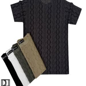 تیشرت پارچه مراکشی طرح ژاکارد درجه یک