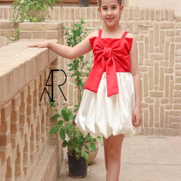 پیراهن مجلسی دخترانه مدل پرنسا - تصویر 2