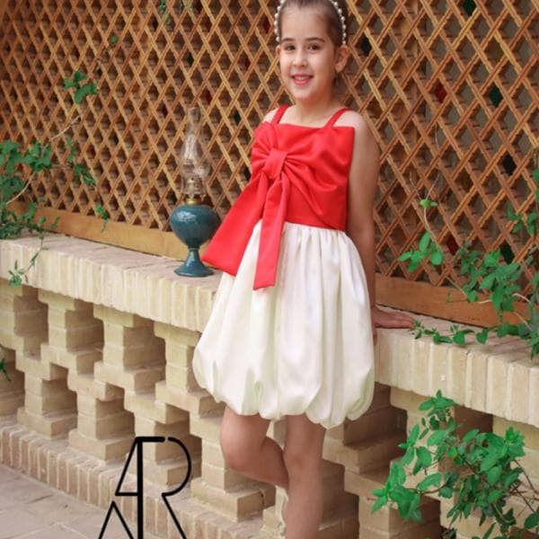 پیراهن مجلسی دخترانه مدل پرنسا - تصویر 1