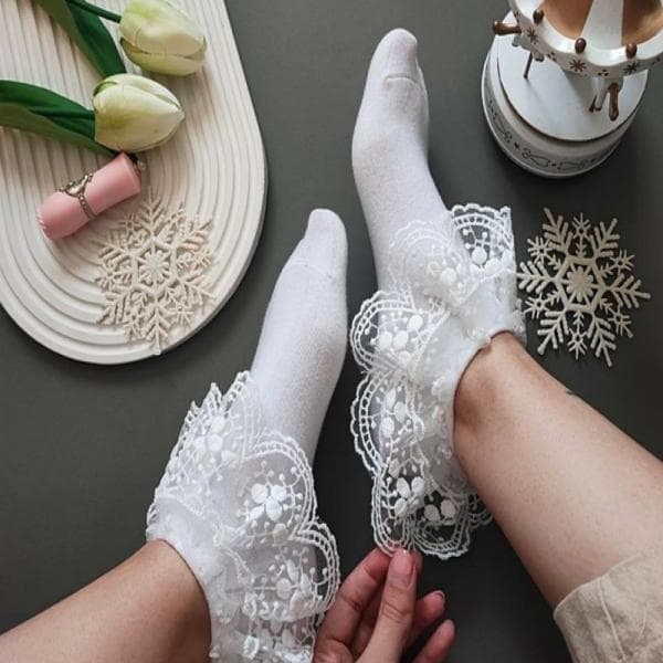 جوراب لب توری (عروسکی) - تصویر 1