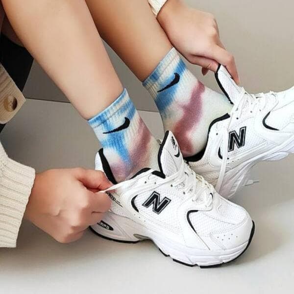 جوراب نیم ساق آبرنگی - تصویر 5