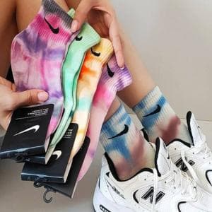 جوراب نیم ساق آبرنگی