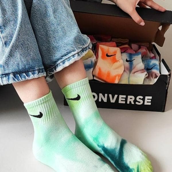 جوراب نیم ساق آبرنگی - تصویر 9