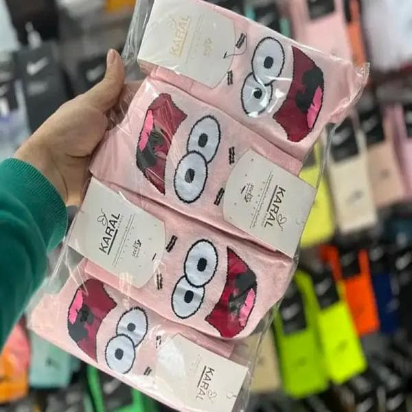 جوراب ساقدار فانتزی باب اسفنجی و دوستان - تصویر 5