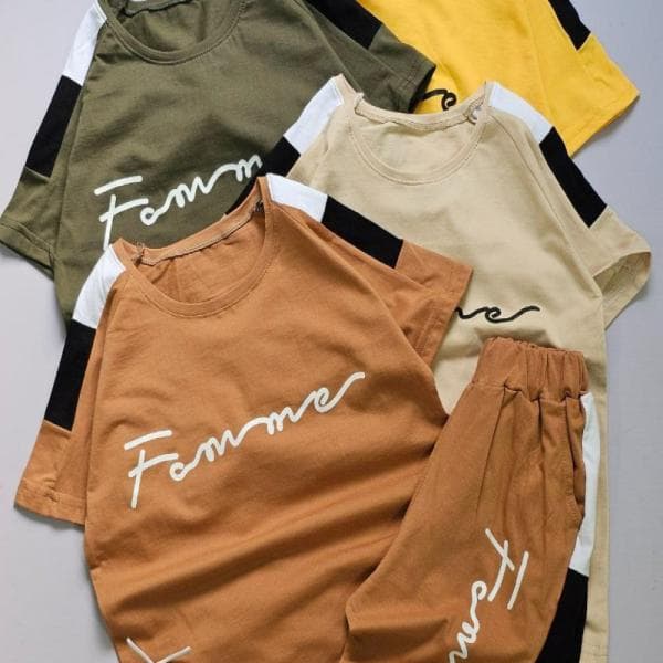 ست پسرانه تیشرت و شلوارک شونه شطرنجی - تصویر 5