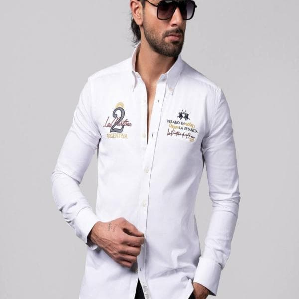 پیراهن آستین بلند لامارتینا 2 لوگو کد 582 - تصویر 3