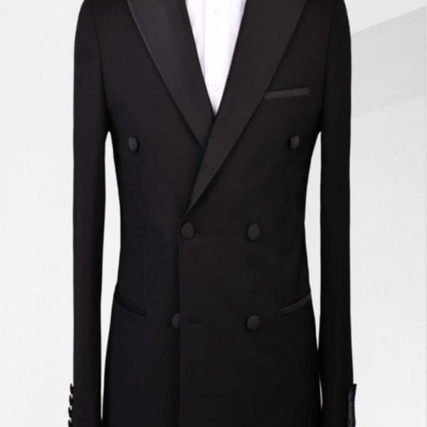 کت شلوار یقه بلیزر دبل برس