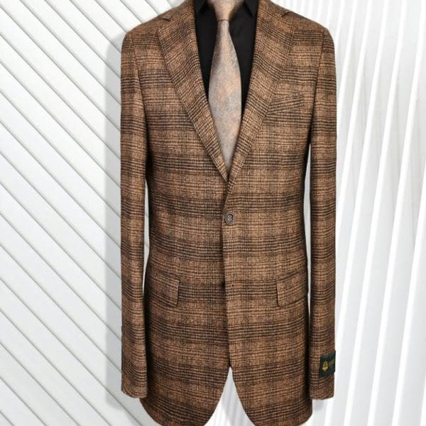 کت تک یقه انگلیسی دودکمه دوچاک - تصویر 6