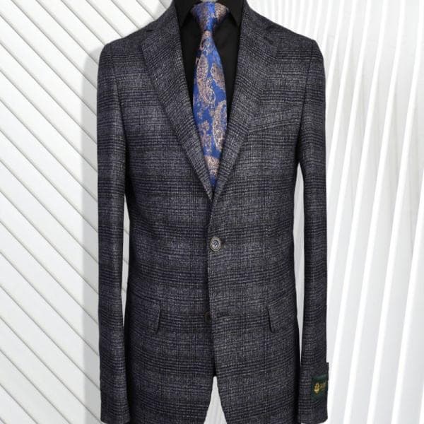 کت تک یقه انگلیسی دودکمه دوچاک - تصویر 5