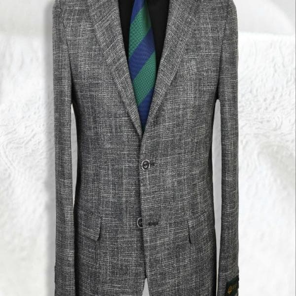 کت تک یقه انگلیسی دو دکمه دوچاک - تصویر 5