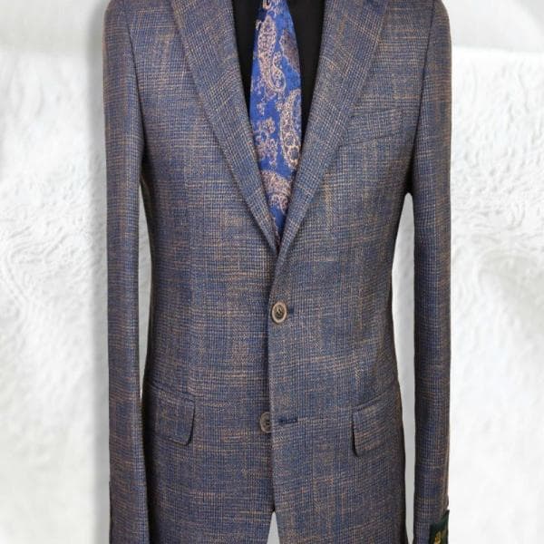 کت تک یقه انگلیسی دو دکمه دوچاک - تصویر 6