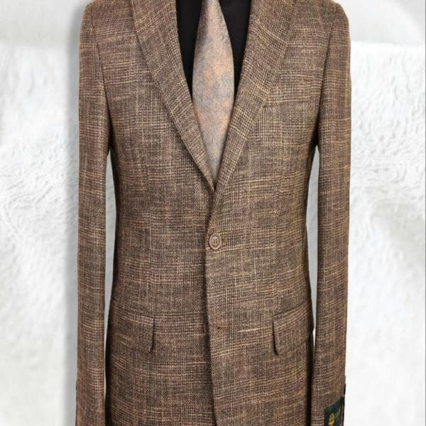 کت تک یقه انگلیسی دو دکمه دوچاک - تصویر 3