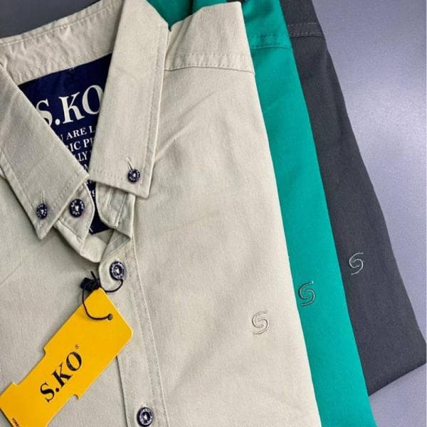 پیراهن مردانه آستین بلند کد 718 - تصویر 3