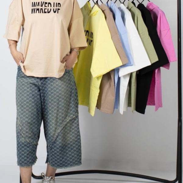 تیشزت باکسی کلاه دار - تصویر 9