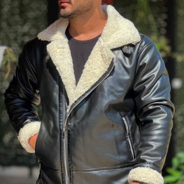 کاپشن چرم بوفالو - تصویر 2