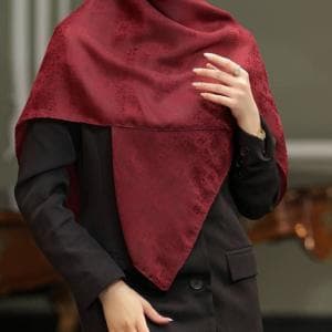 روسری پاییزه ژاکارد
