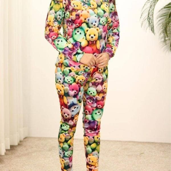 ست بلوز شلوار چاپ فانتزی - تصویر 3